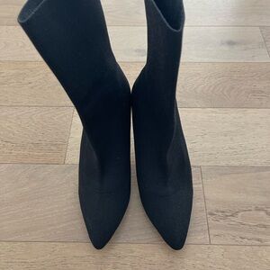 Express Black Heeled Boots